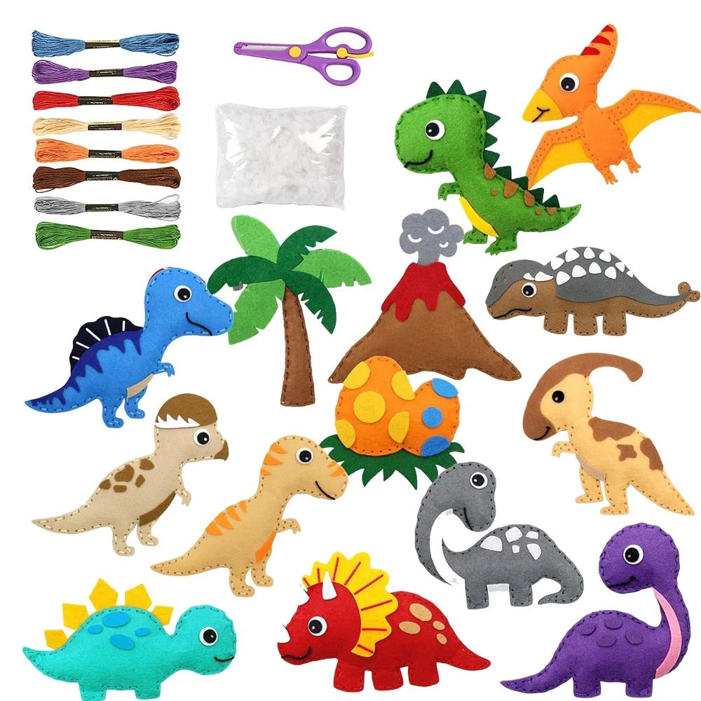 DIY-Nähset: Dino-Abenteuer (14 teilig)