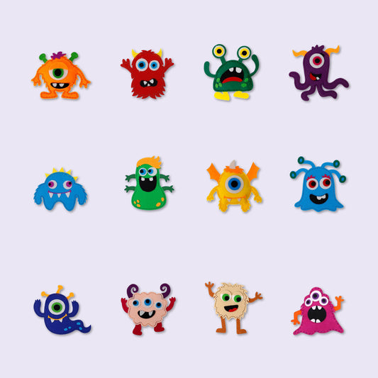 DIY-Naehset: Monster-Spass (12 teilig)