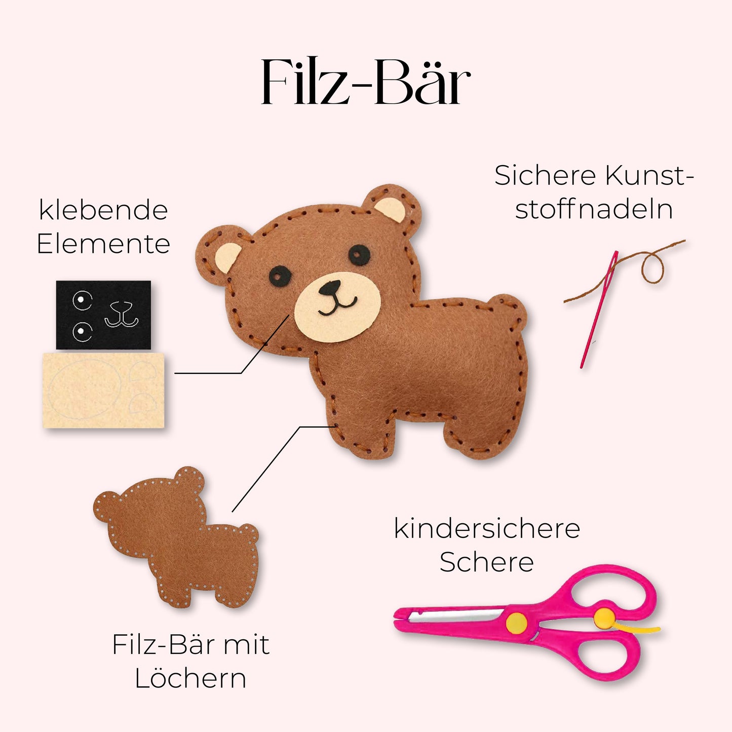 DIY-Naehset: Waldabenteuer Details
